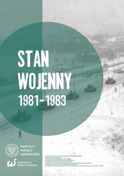 Okładka z napisem Stan Wojenny 1981 - 1983